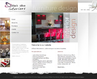 Black Olive Interiors - Website Design by Mc Designs