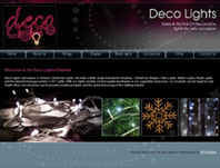 Deco Lights - Website Design by Mc Designs